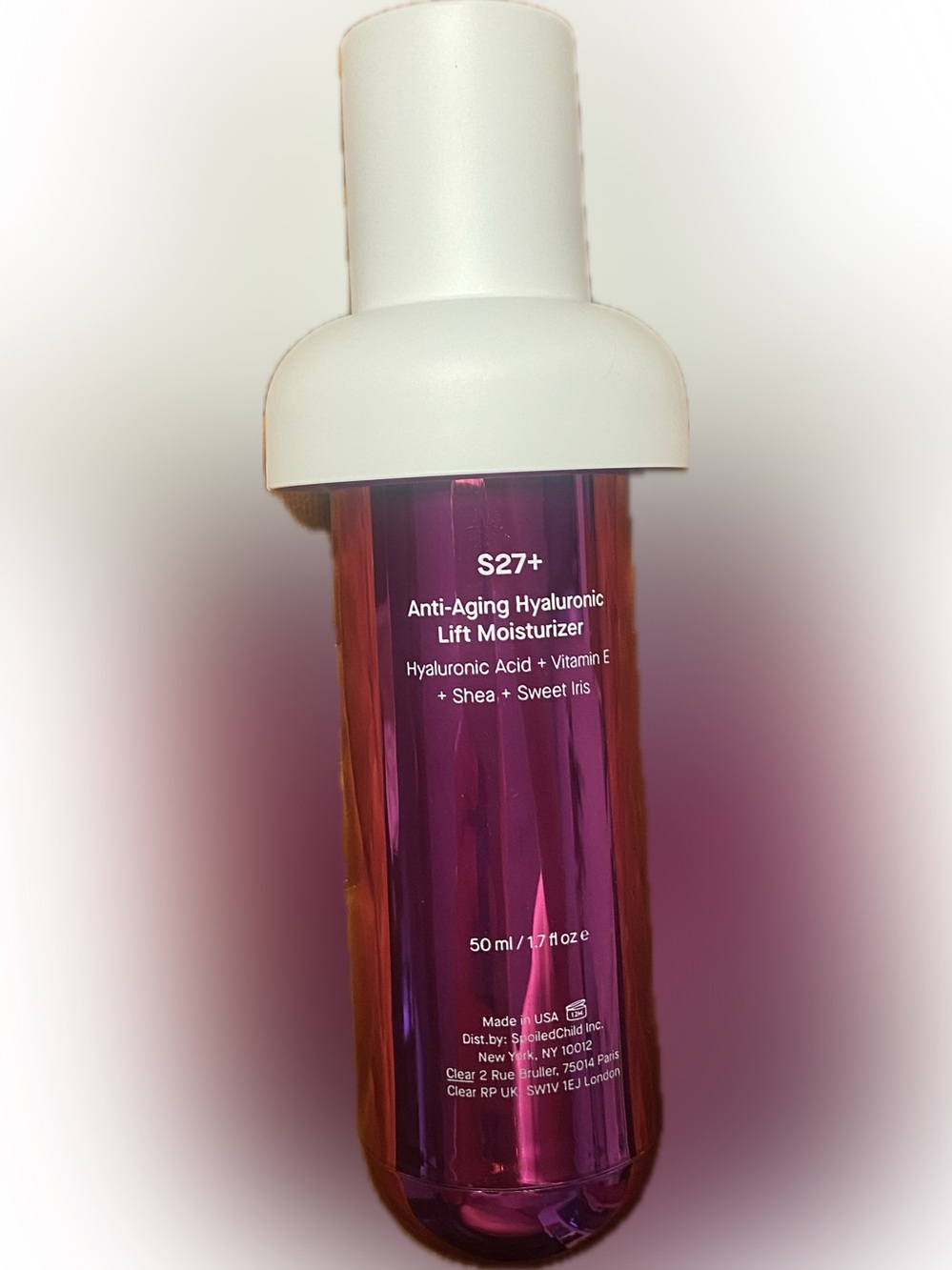 S27+ Anti-Aging Hyaluronic Lift Moisturizer MSRP $95